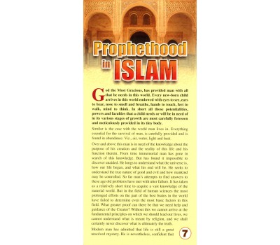 Prophethood in Islam