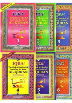 IQRA The Quick Method of Learning To Read Al-Quran (6 Book Set)